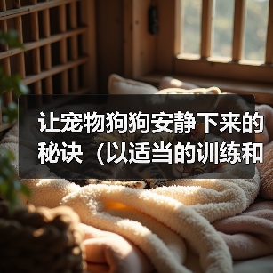 让宠物狗狗安静下来的秘诀（以适当的训练和生活习惯改变让狗狗更加平静）（图4）