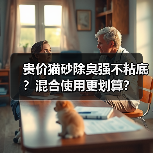 贵价猫砂除臭强不粘底?混合使用更划算?(图4) 贵价猫砂除臭强不粘底?混合使用更划算?(图4)