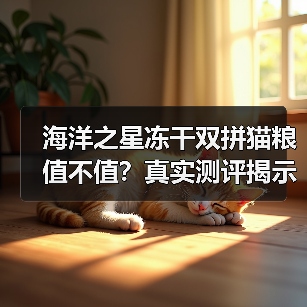 海洋之星冻干双拼猫粮值不值?真实测评揭示隐藏问题(图4) 海洋之星冻干双拼猫粮值不值?真实测评揭示隐藏问题(图4)