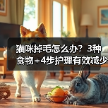 猫咪掉毛怎么办?3种食物+4步护理有效减少毛发脱落(图3) 猫咪掉毛怎么办?3种食物+4步护理有效减少毛发脱落(图3)