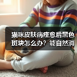 猫咪皮肤病痊愈后黑色斑块怎么办?能自然消退吗?(图3) 猫咪皮肤病痊愈后黑色斑块怎么办?能自然消退吗?(图3)
