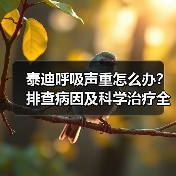 泰迪呼吸声重怎么办？排查病因及科学治疗全解析（图4）