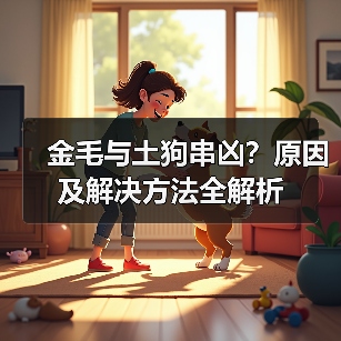 金毛与土狗串凶?原因及解决方法全解析(图4) 金毛与土狗串凶?原因及解决方法全解析(图4)