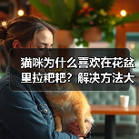 猫咪为什么喜欢在花盆里拉粑粑?解决方法大揭秘(图4) 猫咪为什么喜欢在花盆里拉粑粑?解决方法大揭秘(图4)