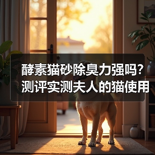酵素猫砂除臭力强吗？测评实测夫人的猫使用效果（图3）