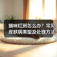 猫咪红斑怎么办?常见皮肤病类型及处理方法(图1) 猫咪红斑怎么办?常见皮肤病类型及处理方法(图1)
