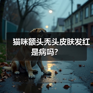 猫咪额头秃头皮肤发红是病吗?(图2) 猫咪额头秃头皮肤发红是病吗?(图2)