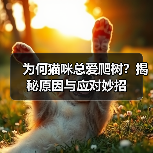 为何猫咪总爱爬树?揭秘原因与应对妙招(图1) 为何猫咪总爱爬树?揭秘原因与应对妙招(图1)