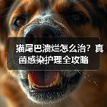 猫尾巴溃烂怎么治?真菌感染护理全攻略(图2) 猫尾巴溃烂怎么治?真菌感染护理全攻略(图2)