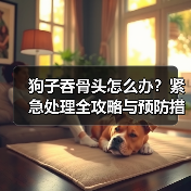 狗子吞骨头怎么办?紧急处理全攻略与预防措施(图4) 狗子吞骨头怎么办?紧急处理全攻略与预防措施(图4)