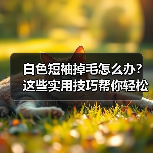 白色短袖掉毛怎么办?这些实用技巧帮你轻松告别掉毛烦恼(图4) 白色短袖掉毛怎么办?这些实用技巧帮你轻松告别掉毛烦恼(图4)