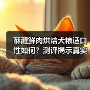 酥醒鲜肉烘焙犬粮适口性如何?测评揭示真实效果(图1) 酥醒鲜肉烘焙犬粮适口性如何?测评揭示真实效果(图1)