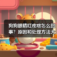 狗狗眼睛红疙瘩怎么回事？原因和处理方法大全（图1）