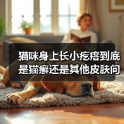 猫咪身上长小疙瘩到底是猫癣还是其他皮肤问题?(图4) 猫咪身上长小疙瘩到底是猫癣还是其他皮肤问题?(图4)