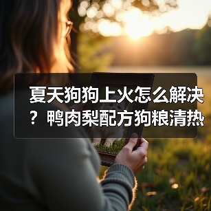 夏天狗狗上火怎么解决?鸭肉梨配方狗粮清热降火效果如何?(图2) 夏天狗狗上火怎么解决?鸭肉梨配方狗粮清热降火效果如何?(图2)