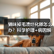 猫咪掉毛溃烂化脓怎么办？科学护理+病因解析（图1）