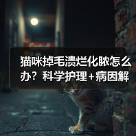猫咪掉毛溃烂化脓怎么办？科学护理+病因解析（图3）