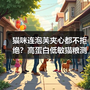 猫咪连泡芙夹心都不拒绝？高蛋白低敏猫粮测评（图1）