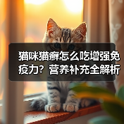 猫咪猫癣怎么吃增强免疫力?营养补充全解析(图3) 猫咪猫癣怎么吃增强免疫力?营养补充全解析(图3)