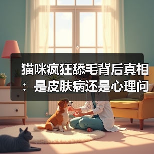 猫咪疯狂舔毛背后真相:是皮肤病还是心理问题?(图3) 猫咪疯狂舔毛背后真相:是皮肤病还是心理问题?(图3)