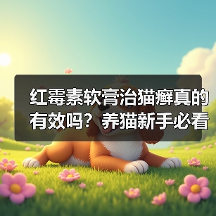 红霉素软膏治猫癣真的有效吗？养猫新手必看（图1）