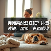 狗狗突然起红斑？排查过敏、湿疹、真菌感染等诱因（图2）