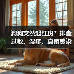 狗狗突然起红斑？排查过敏、湿疹、真菌感染等诱因（图4）