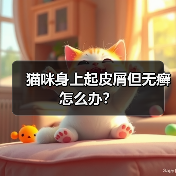 猫咪身上起皮屑但无癣怎么办？（图4）