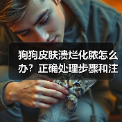 狗狗皮肤溃烂化脓怎么办？正确处理步骤和注意事项（图1）