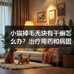 小猫掉毛秃块有干癣怎么办？治疗用药和病因排查（图4）