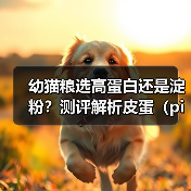 幼猫粮选高蛋白还是淀粉？测评解析皮蛋（pidan）优缺点（图4）
