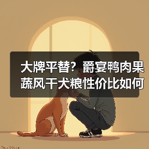 大牌平替？爵宴鸭肉果蔬风干犬粮性价比如何？（图1）