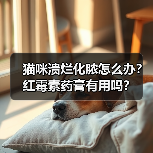 猫咪溃烂化脓怎么办？红霉素药膏有用吗？（图1）