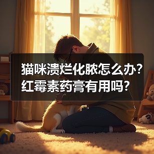 猫咪溃烂化脓怎么办？红霉素药膏有用吗？（图3）