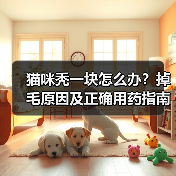 猫咪秃一块怎么办？掉毛原因及正确用药指南（图1）