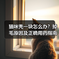猫咪秃一块怎么办？掉毛原因及正确用药指南（图3）