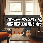 猫咪秃一块怎么办？掉毛原因及正确用药指南（图4）