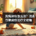 狗狗脓包怎么治？浅表性脓皮症治疗全攻略（图1）