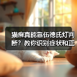 猫癣真能靠伍德氏灯判断？教你识别症状和正确检查方法（图1）