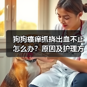 狗狗瘙痒抓挠出血不止怎么办？原因及护理方法全解析（图1）