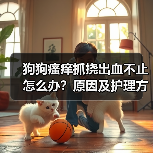 狗狗瘙痒抓挠出血不止怎么办？原因及护理方法全解析（图2）