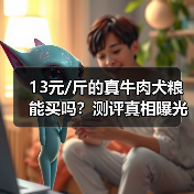 13元/斤的真牛肉犬粮能买吗？测评真相曝光