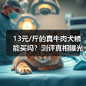 13元/斤的真牛肉犬粮能买吗?测评真相曝光(图4) 13元/斤的真牛肉犬粮能买吗?测评真相曝光(图4)