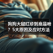 狗狗大腿红疹到底是啥？5大原因及应对方法（图2）