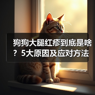 狗狗大腿红疹到底是啥？5大原因及应对方法（图3）