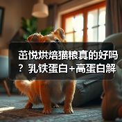 茁悦烘焙猫粮真的好吗？乳铁蛋白+高蛋白解析