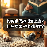 狗狗眼周掉毛怎么办？排查原因+科学护理全指南（图2）