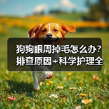 狗狗眼周掉毛怎么办？排查原因+科学护理全指南（图3）