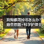 狗狗眼周掉毛怎么办？排查原因+科学护理全指南（图4）
