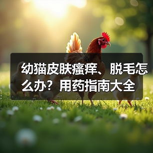 幼猫皮肤瘙痒、脱毛怎么办？用药指南大全（图4）